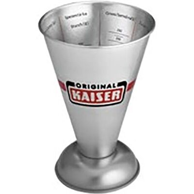 Kaiser Modelo 23 0076 9080 Copo dosador de Metal 0,5L Kaiser Modelo 23 0076 9080 Copo dosador de Metal 0,5L