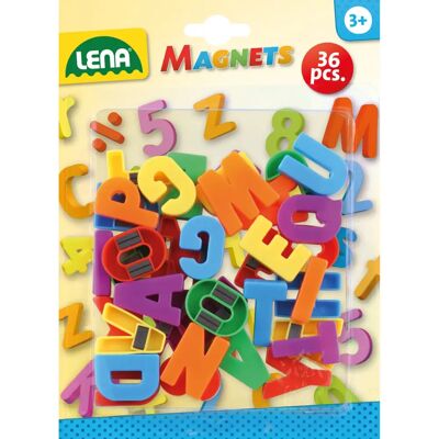 Ensemble de Lettres Magnétiques Colorées Lena pour Enfants - Jouet Éducatif Ensemble de Lettres Magnétiques Colorées Lena pour Enfants - Jouet Éducatif