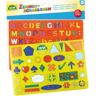 Lena 65774 Lernspielzeug - Zeichen- und Buchstabenvorlagen Lena 65774 Lernspielzeug - Zeichen- und Buchstabenvorlagen