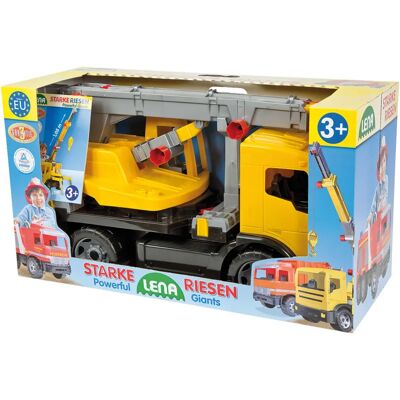 LENA GIGA TRUCKS Krantbil - Justerbart arm, 270° kran, Inomhus och utomhus LENA GIGA TRUCKS Krantbil - Justerbart arm, 270° kran, Inomhus och utomhus