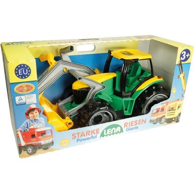 Lena GIGA TRUCKS Tracteur avec chargeur frontal & excavatrice - Tracteur jouet Lena GIGA TRUCKS Tracteur avec chargeur frontal & excavatrice - Tracteur jouet