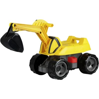 LENA Giga Trucks Pro X Gelber Aufsitz-Bagger - Spielzeug LENA Giga Trucks Pro X Gelber Aufsitz-Bagger - Spielzeug