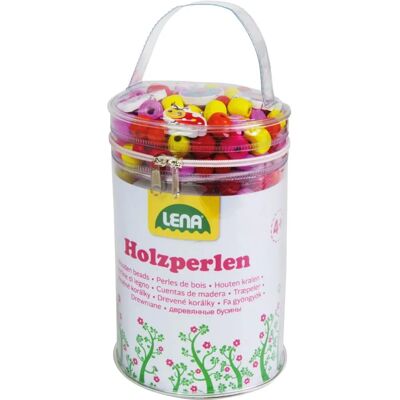 Lena Holzperlen Bastelset - 400 Perlen, 5 Anhänger Lena Holzperlen Bastelset - 400 Perlen, 5 Anhänger