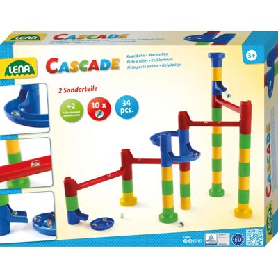 Lena 65289 Building Toy - Cascade Track Set for Kids Lena 65289 Building Toy - Cascade Track Set for Kids