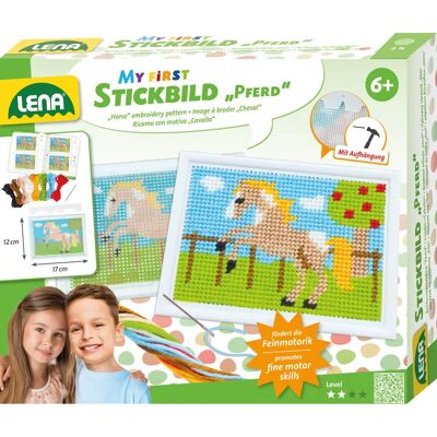 Simm Spielwaren Lena - Paard Borduurset - Kunst/ Knutselen Speelgoed Simm Spielwaren Lena - Paard Borduurset - Kunst/ Knutselen Speelgoed