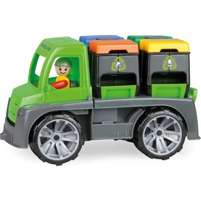 Lena TRUXX Recycling Truck - Öppen förarhytt, avtagbara containrar, rollspel - Återvinningsbil Lena TRUXX Recycling Truck - Öppen förarhytt, avtagbara containrar, rollspel - Återvinningsbil