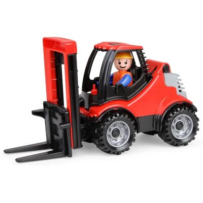 Lena Truckies Chariot élévateur - 22 cm - Forklift truck - Publicité Lena Truckies Chariot élévateur - 22 cm - Forklift truck - Publicité
