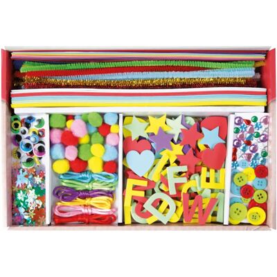 Lena SM42714 Art & Craft Toy - 400 Pieces for Kids 5+ Lena SM42714 Art & Craft Toy - 400 Pieces for Kids 5+