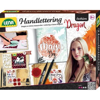 LENA Drachen Handlettering - Kreativset für Kinder LENA Drachen Handlettering - Kreativset für Kinder