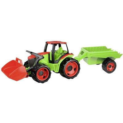 LENA Giga Trucks Traktor mit Frontlader & Anhänger - Spielzeugtraktor LENA Giga Trucks Traktor mit Frontlader & Anhänger - Spielzeugtraktor