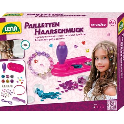Lena 42718 konst- och hantverksleksak - Håraccessoarset för barn 6+ Lena 42718 konst- och hantverksleksak - Håraccessoarset för barn 6+