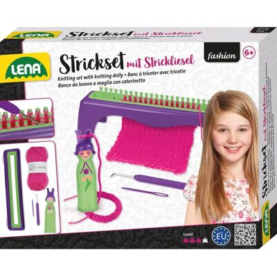 Conjunto de Tejido Lena - Hilo y agujas de calidad para niños - Conjunto de tejido Conjunto de Tejido Lena - Hilo y agujas de calidad para niños - Conjunto de tejido