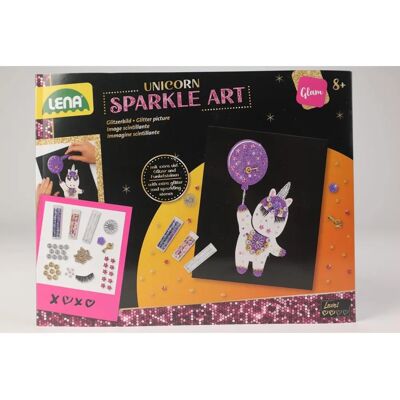 Simm Spielwaren Lena - Funkelkunst Einhorn - Spielzeug Simm Spielwaren Lena - Funkelkunst Einhorn - Spielzeug