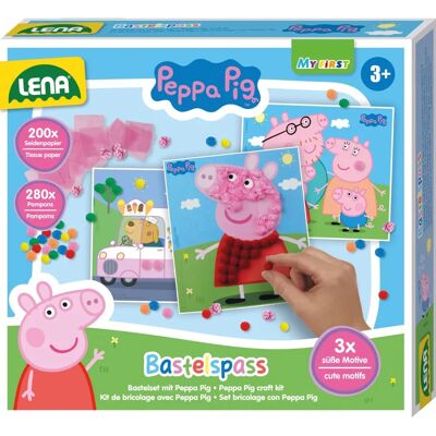 Simm Spielwaren Lena - Knutselset Peppa Pig - Voor kinderen 3+ jaar Simm Spielwaren Lena - Knutselset Peppa Pig - Voor kinderen 3+ jaar