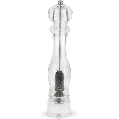 Młynek do pieprzu Peugeot Nancy - 38cm, Akryl, Przeźroczysty Młynek do pieprzu Peugeot Nancy - 38cm, Akryl, Przeźroczysty