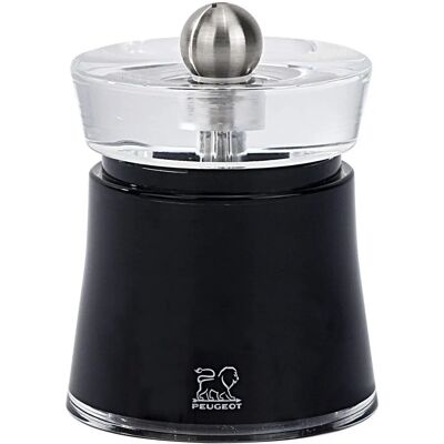 Peugeot Bali Pepper Mill - 8cm, Black, Adjustable Grind Peugeot Bali Pepper Mill - 8cm, Black, Adjustable Grind