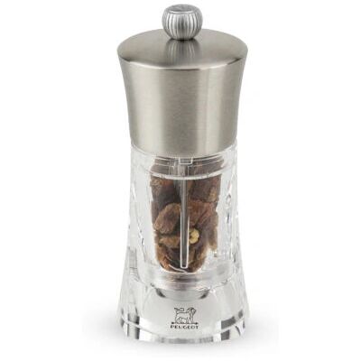 Peugeot Ouessant Pepper Grinder - Stainless Steel & Transparent Peugeot Ouessant Pepper Grinder - Stainless Steel & Transparent