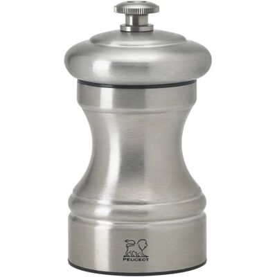 Peugeot Bistro Chef Stainless Steel Pepper Mill - 10cm - Salt & Pepper Grinder Peugeot Bistro Chef Stainless Steel Pepper Mill - 10cm - Salt & Pepper Grinder