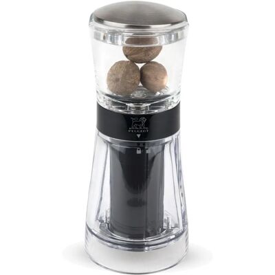 Peugeot Goa Nutmeg Mill - Transparent, Manual, Holds 3 Nuts - Salt and Pepper Mill Peugeot Goa Nutmeg Mill - Transparent, Manual, Holds 3 Nuts - Salt and Pepper Mill