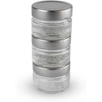 Peugeot Maestro Pepper Glass Jars Sett med 3 - Kjøkkenoppbevaring Peugeot Maestro Pepper Glass Jars Sett med 3 - Kjøkkenoppbevaring