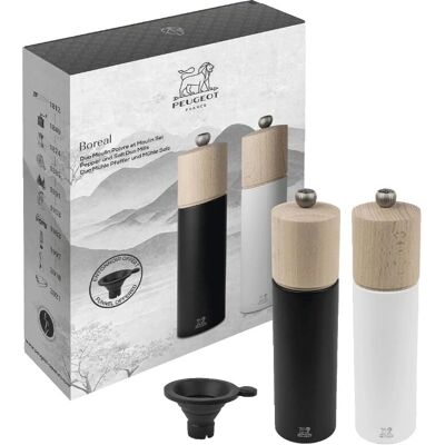 Peugeot Boreal Salt & Pepper Mill Set - Scandinavian Minimalist Design Peugeot Boreal Salt & Pepper Mill Set - Scandinavian Minimalist Design