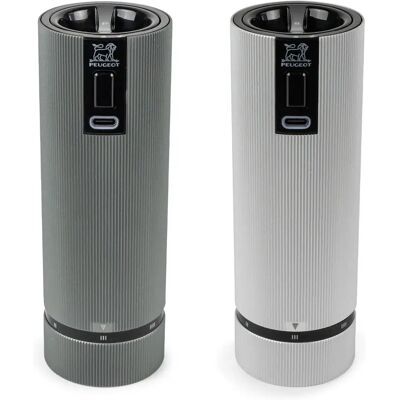 Peugeot Carbon Electric Salt and Pepper Mills Set Peugeot Carbon Electric Salt and Pepper Mills Set