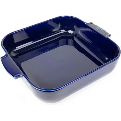 Peugeot Appolia Tiefblau 36cm Quadratischer Keramik-Backofenform Peugeot Appolia Tiefblau 36cm Quadratischer Keramik-Backofenform