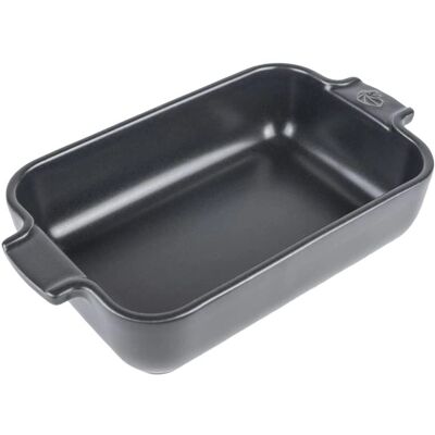 Peugeot Ceramic Rectangular Oven Dish 22cm - Slate Gray - Oven Dish Peugeot Ceramic Rectangular Oven Dish 22cm - Slate Gray - Oven Dish