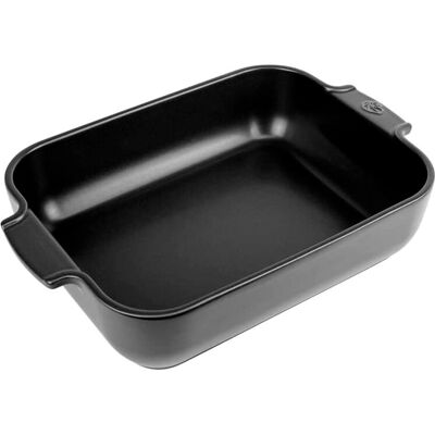 Peugeot - Piatto da forno rettangolare in ceramica - Satinato nero Peugeot - Piatto da forno rettangolare in ceramica - Satinato nero