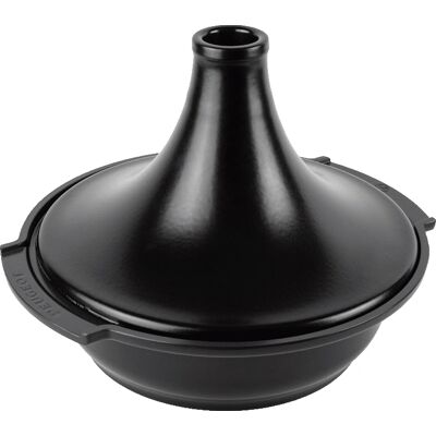 Peugeot Atlas Tajine en aluminium recyclé - 30cm - Satin noir - Publicité Peugeot Atlas Tajine en aluminium recyclé - 30cm - Satin noir - Publicité