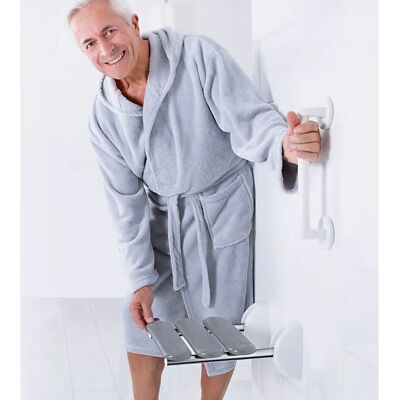 RIDDER Pro Klappbarer Duschsitz Grau Wandmontage Badewannensitz Badezimmer Werkzeug RIDDER Pro Klappbarer Duschsitz Grau Wandmontage Badewannensitz Badezimmer Werkzeug