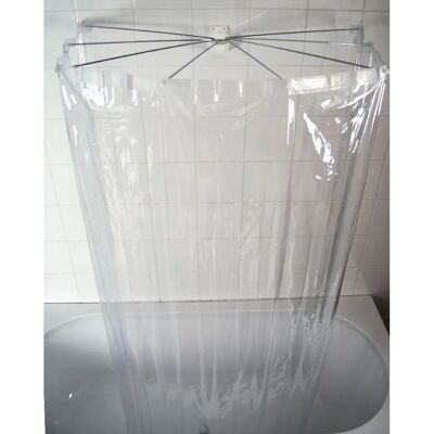 RIDDER Brillant Douche Scherm - Waterdicht, 210x170cm, Transparant RIDDER Brillant Douche Scherm - Waterdicht, 210x170cm, Transparant