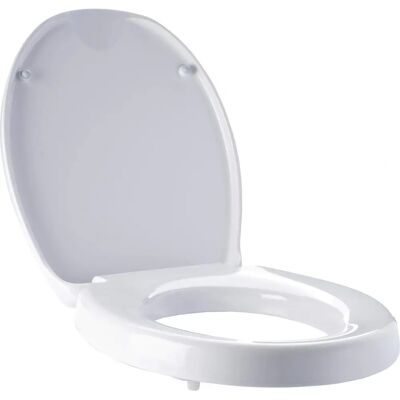 vidaXL RIDDER Toilettbrille Soft Close Premium Weiß Badezimmer WC Deckel Erhöher - Toilet Seat vidaXL RIDDER Toilettbrille Soft Close Premium Weiß Badezimmer WC Deckel Erhöher - Toilet Seat
