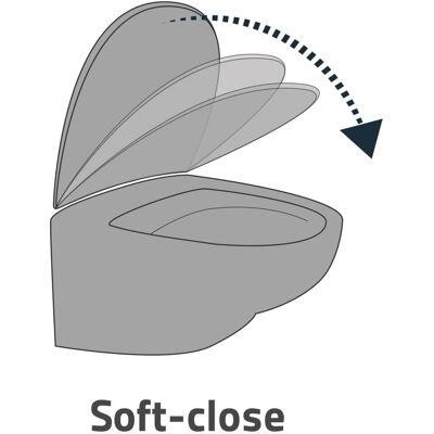 Ridder Memphis Water WC-sett - Soft-Close, Easy Clean, Slankt Ridder Memphis Water WC-sett - Soft-Close, Easy Clean, Slankt