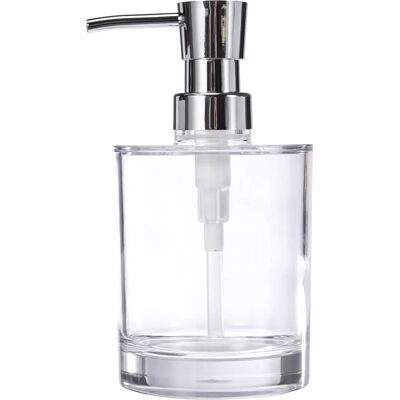 RIDDER 2002500 Dispensador de sabão líquido - Transparente, 9x9x15 cm, resistente aos UV RIDDER 2002500 Dispensador de sabão líquido - Transparente, 9x9x15 cm, resistente aos UV