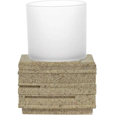 Ridder Ceramic Brick Style Bathroom Cup - Bathroom Storage Ridder Ceramic Brick Style Bathroom Cup - Bathroom Storage