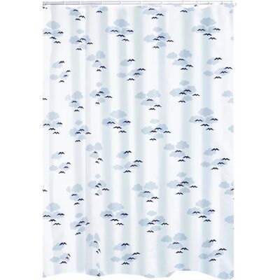RIDDER Helgoland Blau Wasserabweisender Polyester Duschvorhang - Duschvorhang RIDDER Helgoland Blau Wasserabweisender Polyester Duschvorhang - Duschvorhang