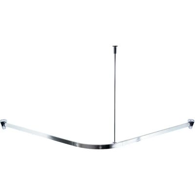 Ridder 52000-350 Duschvorhangstange, 90x90cm, Aluminium Ridder 52000-350 Duschvorhangstange, 90x90cm, Aluminium