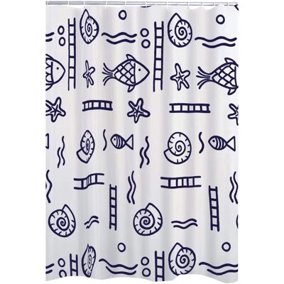 Ridder Neptun Tenda da Doccia in Tessuto Blu - 120x200 cm Ridder Neptun Tenda da Doccia in Tessuto Blu - 120x200 cm