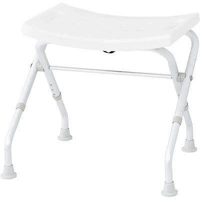 Sgabello da bagno pieghevole RIDDER - Regolabile, Leggero, 110kg Sgabello da bagno pieghevole RIDDER - Regolabile, Leggero, 110kg