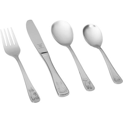 Justinus Kinderbesteck Set - Meine Tiere - Edelstahl Justinus Kinderbesteck Set - Meine Tiere - Edelstahl