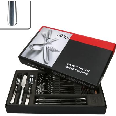 Justinus 30-teilige Edelstahl Besteckset - Style Art Justinus 30-teilige Edelstahl Besteckset - Style Art