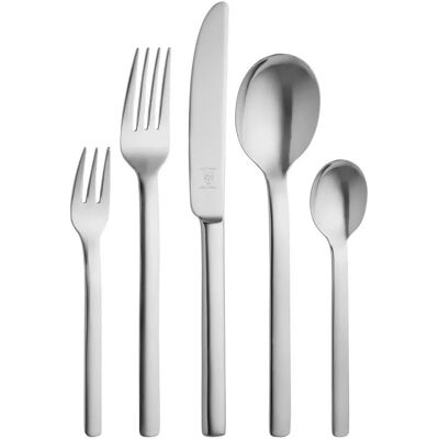 Justinus Messer Gabel Löffel Set - Edelstahl 60-teiliges Besteck - Elegantes Design Justinus Messer Gabel Löffel Set - Edelstahl 60-teiliges Besteck - Elegantes Design
