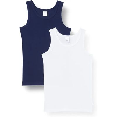 Schiesser Bio-Baumwoll Jungen Unterhemden Set - 95/5, 2er Pack Schiesser Bio-Baumwoll Jungen Unterhemden Set - 95/5, 2er Pack