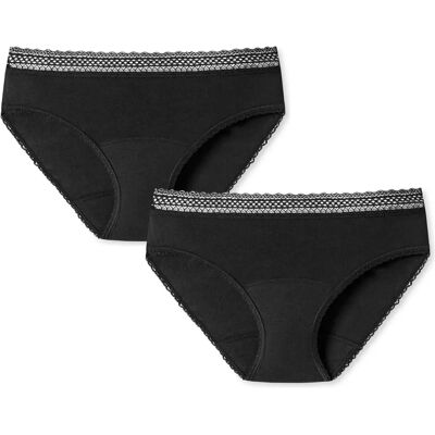 Schiesser Secret Care 50/52 Schwarzer Periodenslip Schiesser Secret Care 50/52 Schwarzer Periodenslip