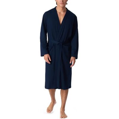 Peignoir Kimono Essentiels XL Bleu Foncé Schiesser Peignoir Kimono Essentiels XL Bleu Foncé Schiesser