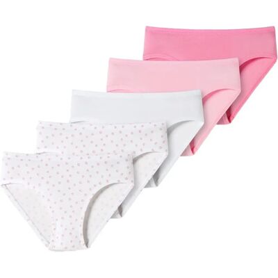 Schiesser 104 Bio-Baumwolle Mädchen 5er-Pack Slips - Unterwäsche Schiesser 104 Bio-Baumwolle Mädchen 5er-Pack Slips - Unterwäsche