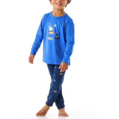 Schiesser ekologisk bomulls-alien pyjamas - Boys World 98 Schiesser ekologisk bomulls-alien pyjamas - Boys World 98