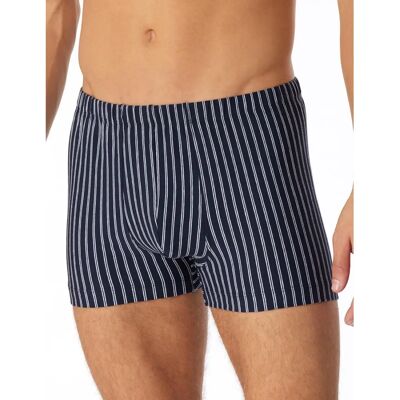 Schiesser Dunkelblaue Bio-Baumwoll-Shorts - Serie 95/5 Schiesser Dunkelblaue Bio-Baumwoll-Shorts - Serie 95/5