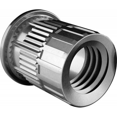 Gesipa Tuerca de remache ciega de acero ligero M6 - Cabeza plana - 9x10,5mm Gesipa Tuerca de remache ciega de acero ligero M6 - Cabeza plana - 9x10,5mm